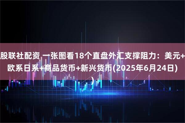 股联社配资 一张图看18个直盘外汇支撑阻力：美元+欧系日系+商品货币+新兴货币(2025年6月24日)