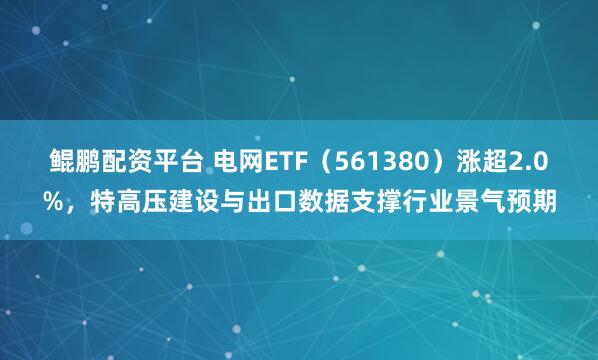 鲲鹏配资平台 电网ETF（561380）涨超2.0%，特高压建设与出口数据支撑行业景气预期